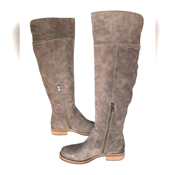 KORK-EASE  Addison Soft Hand-Finished Distressed Suede Leather Knee-High..Size 7 - Picture 2 of 9